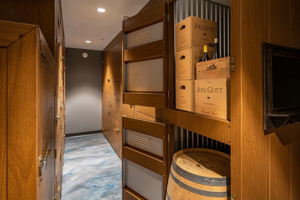Exit 9 Self Storage Wine Room